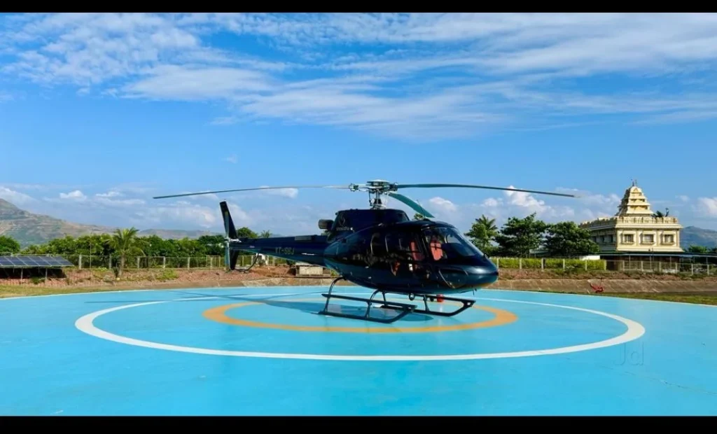 Professional helicopter service in Delhi by AeroDivine for business, pilgrimage, weddings, and emergency medical travel.