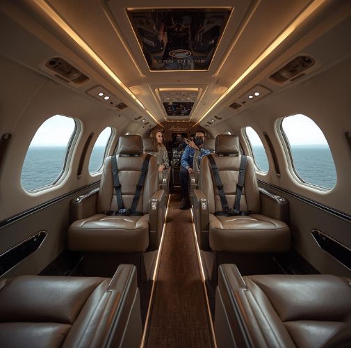 Luxury aircraft rental service in Gujarat