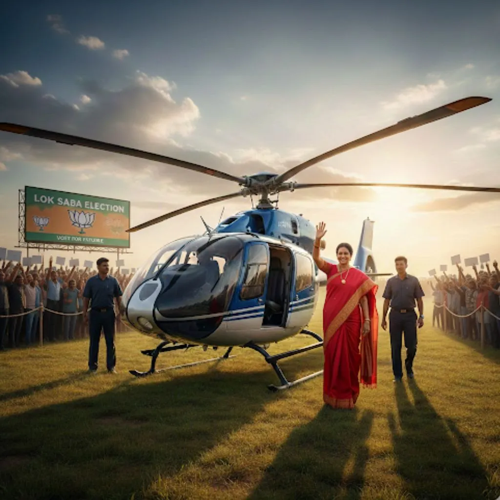 helicopter service for vidhan sabha election