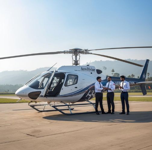 Election campaign helicopter services in Assam by Aero Divine Aviation