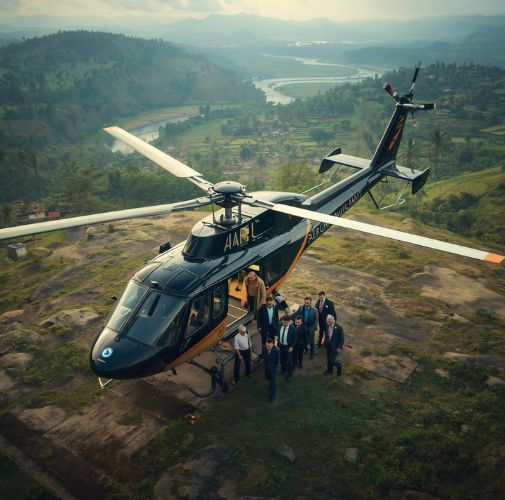 Helicopter rental for election campaign in Assam by Aero Divine Aviation