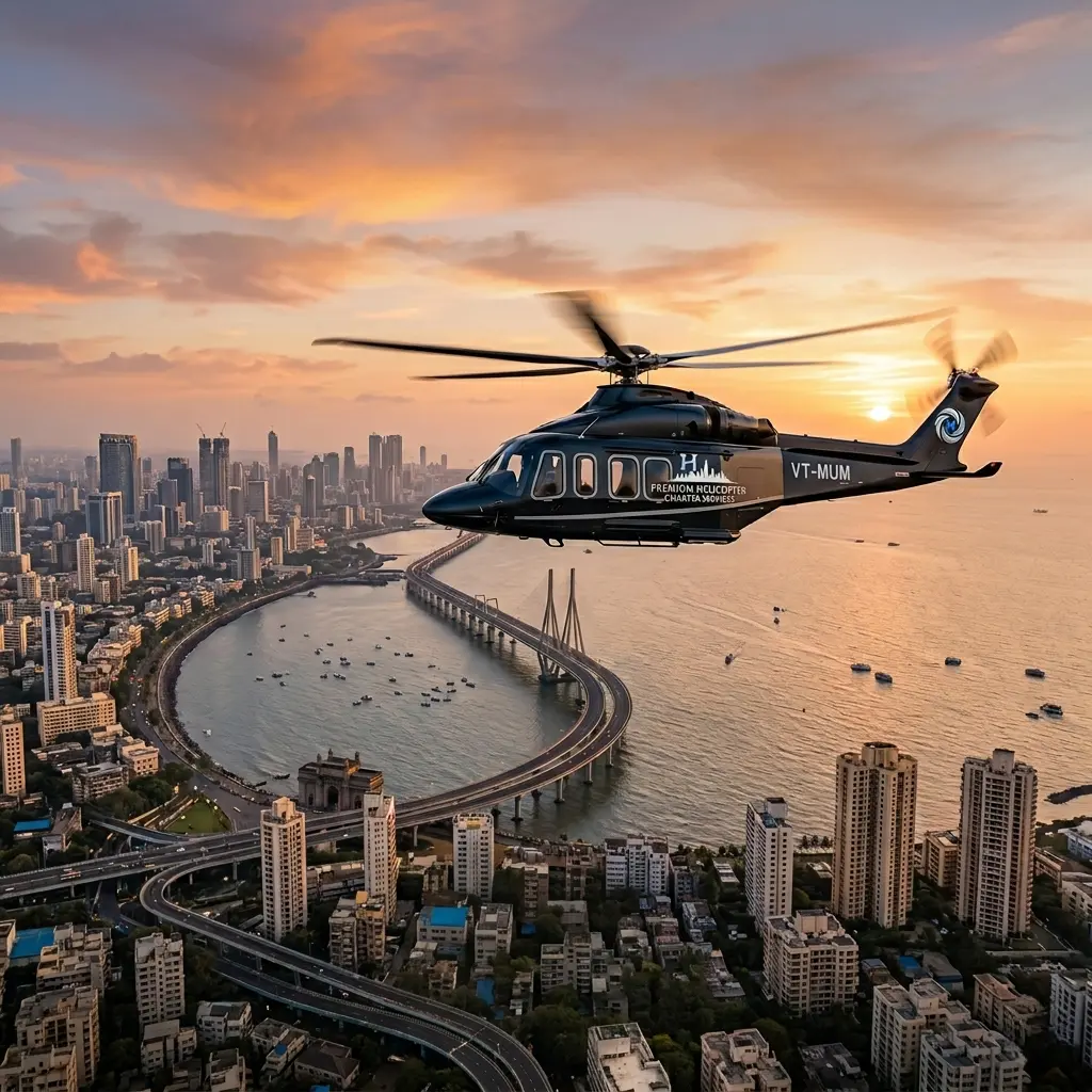 helicopter charter services in Mumbai