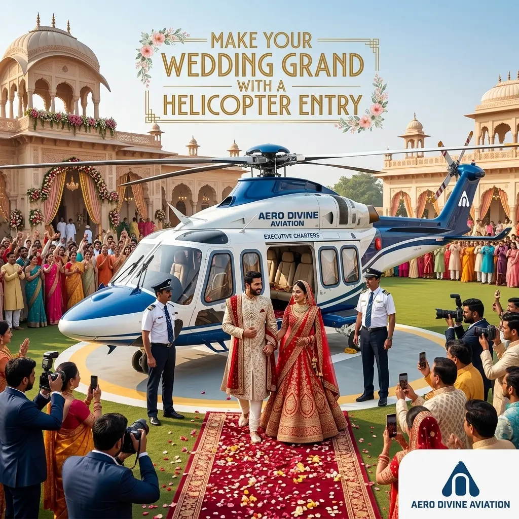 Helicopter Booking for Wedding in Haryana
