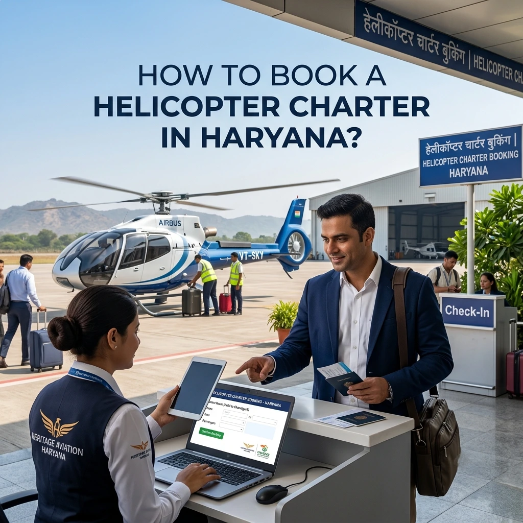 How to Book a Helicopter Charter in Haryana