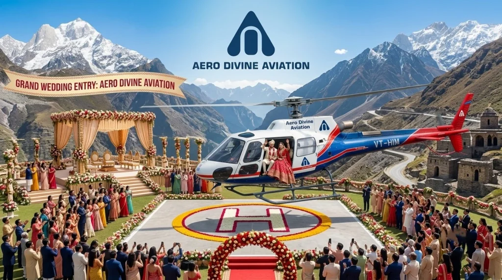 How to Book a Helicopter for a Grand Wedding Entry

