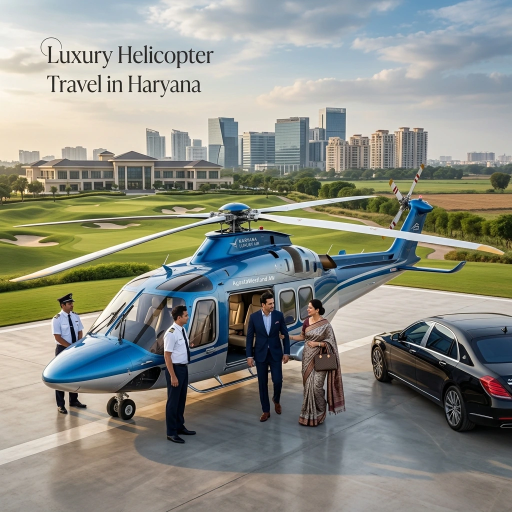 Luxury Helicopter Travel in Haryana