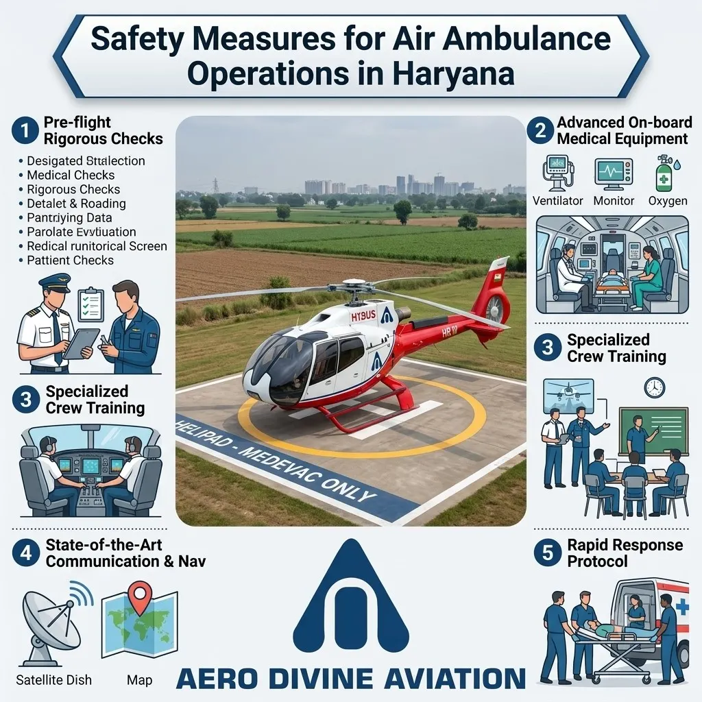 Safety Measures for Air Ambulance Operations in Haryana