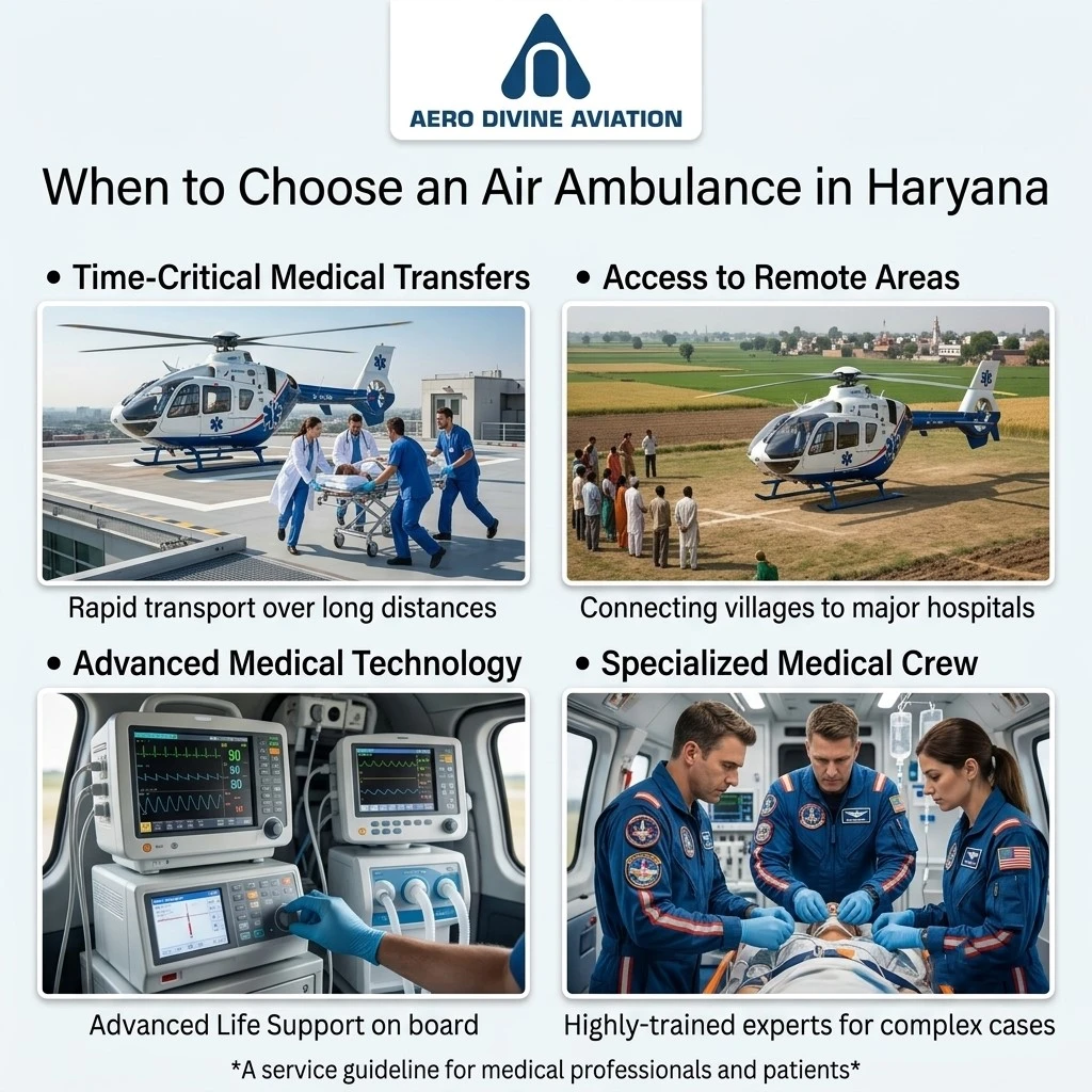 When to Choose an Air Ambulance in Haryana
