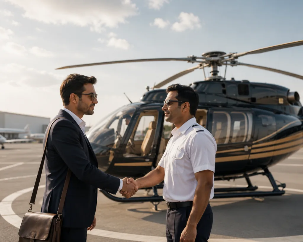 helicopter for election campaign in uttar pradesh