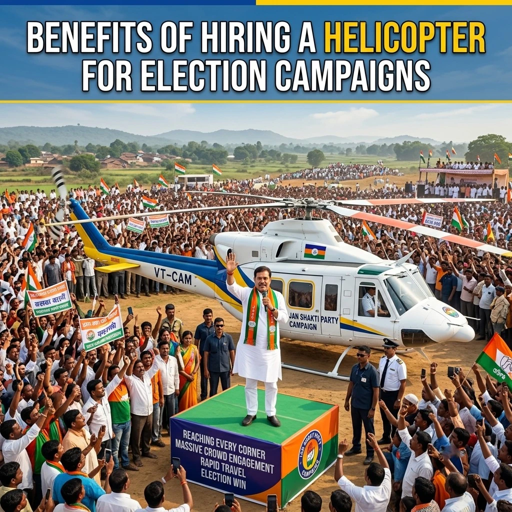Benefits of Hiring a Helicopter for Election Campaigns