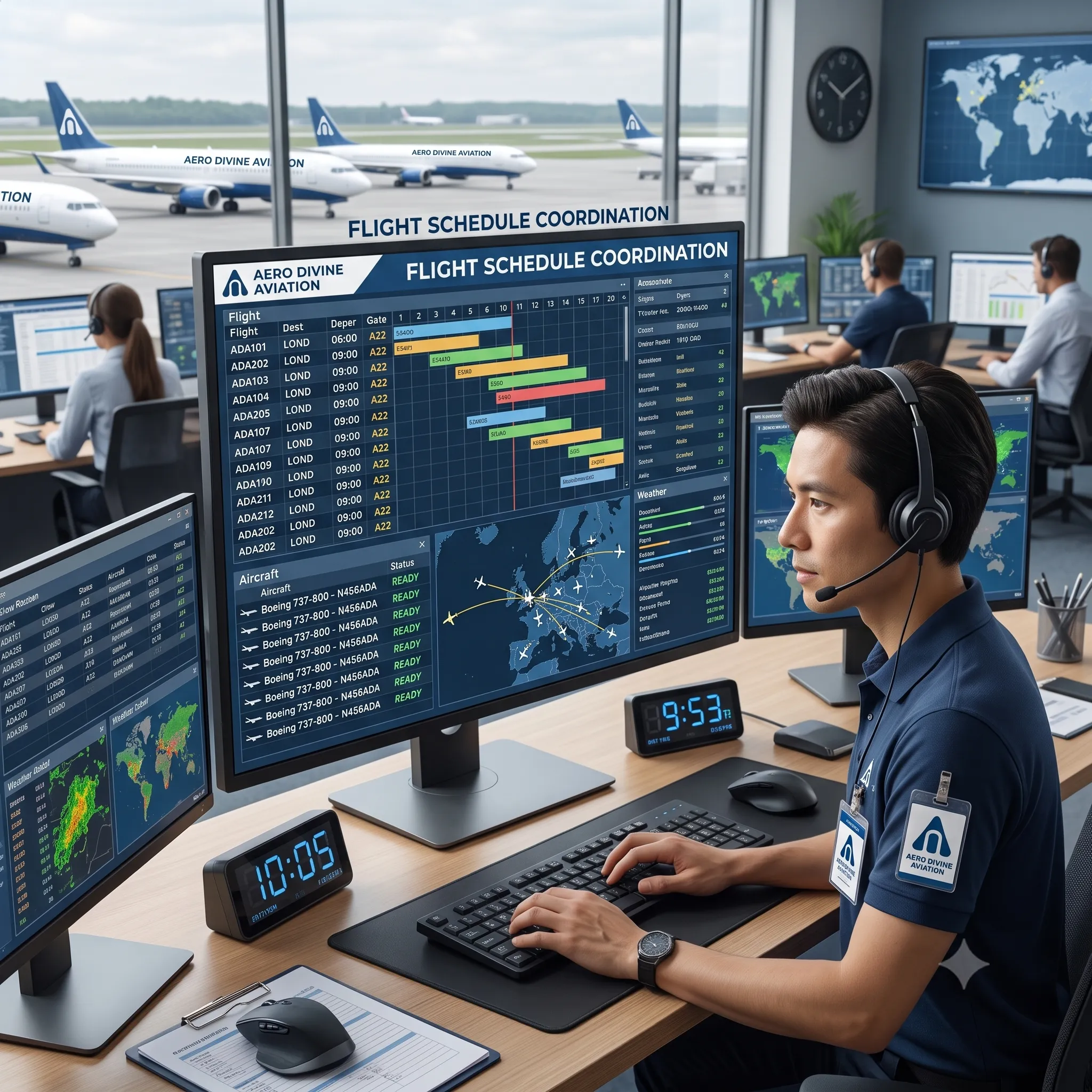 Flight Schedule Coordination