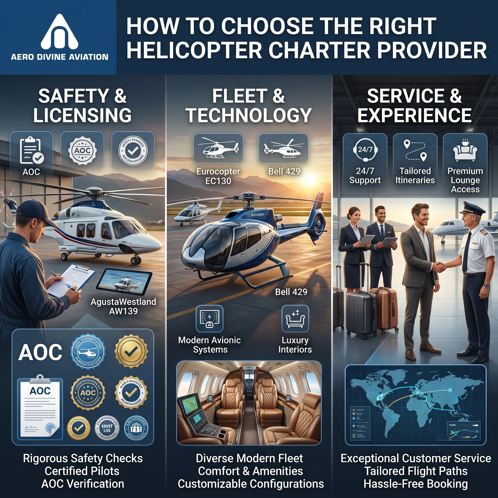 How to Choose the Right Helicopter Charter Provider