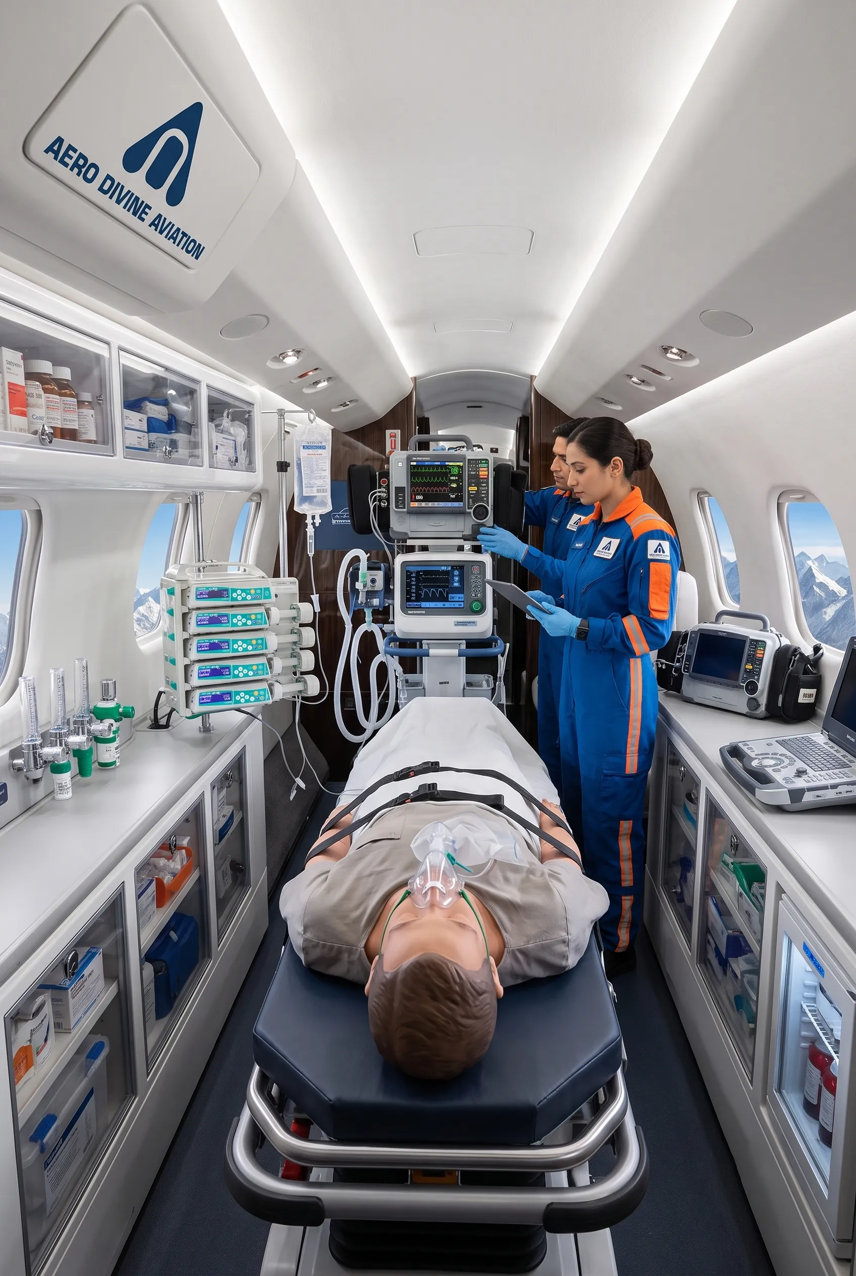 Medical Facilities Available in an Air Ambulance