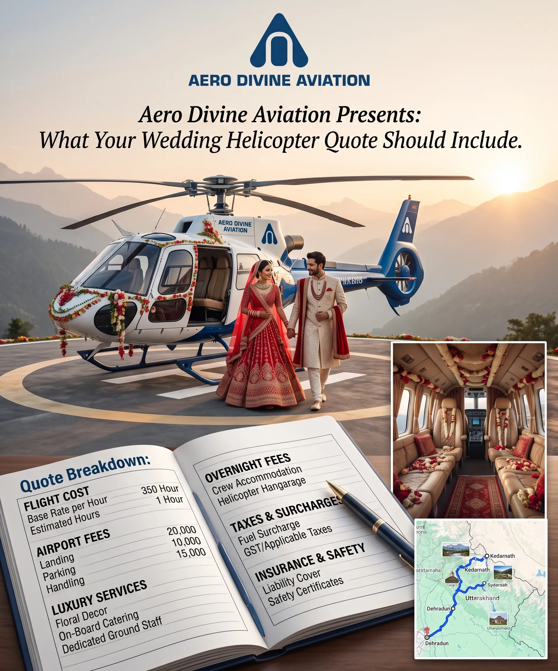 What Should a Wedding Helicopter Quote Include