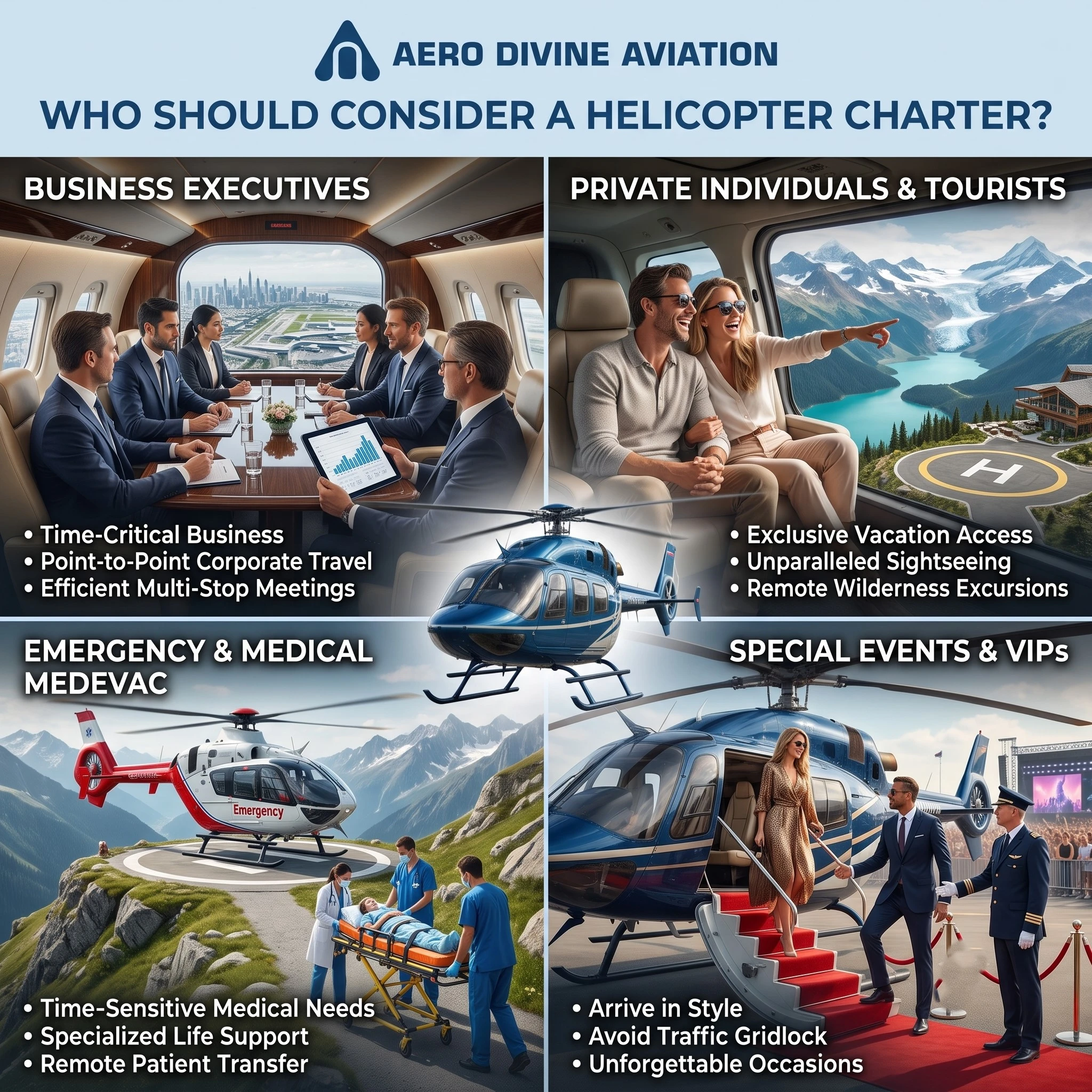 Who Should Consider a Helicopter Charter