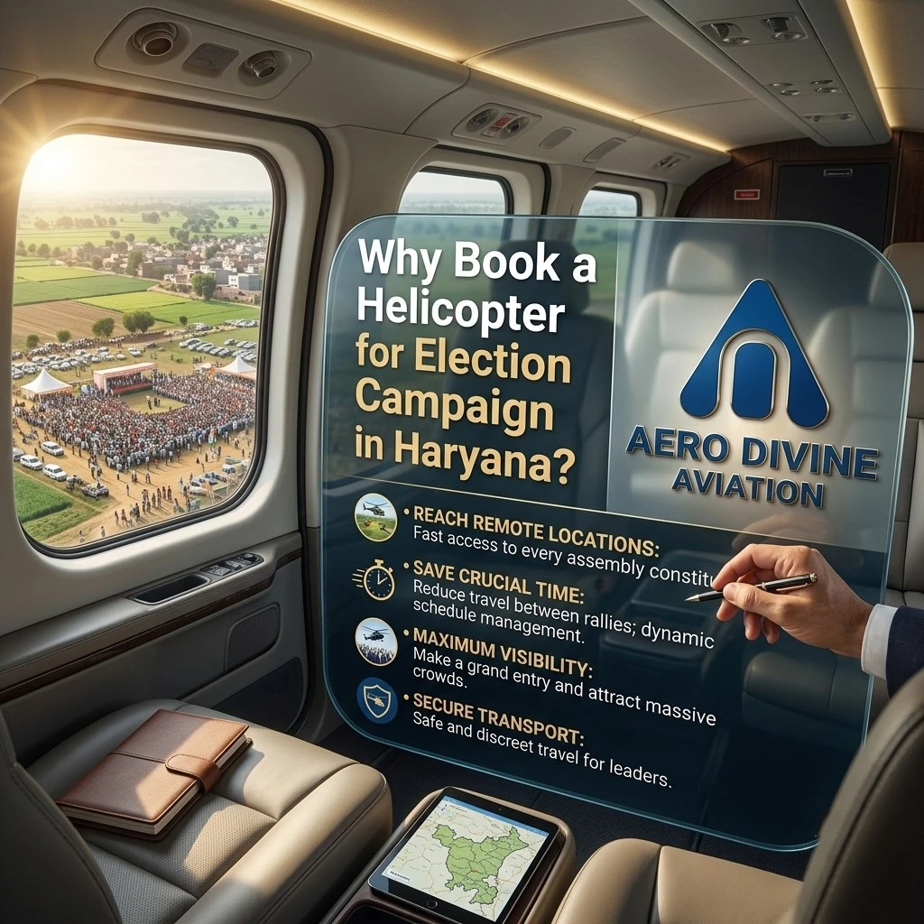 Why Book a Helicopter for Election Campaign in Haryana